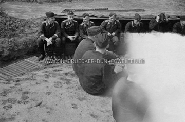 In der Flak-Stellung Jeggen bei Schledehausen Flak-Stellung Jeggen