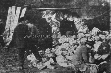 Abrissarbeiten am Deckungsgraben Kommenderiestraße / Johannismauer im Jahr 1955 Abrissarbeiten am Deckungsgraben Kommenderiestraße / Johannismauer