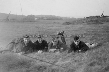 In der Flak-Stellung Harderberg im November 1940 Flak Harderberg