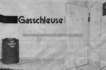 Gasschleuse der Luftschutz-Rettungsstelle Altstadt. Gasschleuse Luftschutz-Rettungsstelle Altstadt Osnabrück