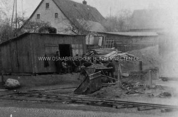 Bunker-Baustelle an der Quellenburg im Jahr 1943 Bunker-Baustelle an der Quellenburg im Jahr 1943