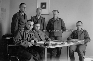 Auf der Stube bei den Klöckner-Werken Osnabrück. Luftwaffe Klöckner-Werke Osnabrück