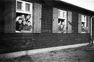 Aufnahme einer Wehrmachts-Baracke auf dem Westerberg im Jahr 1939. Nähere Informationen liegen nicht vor. Wehrmachts-Baracke Westerberg 1939
