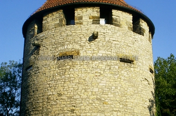 Der alte Wehrturm "Bürgergehorsam" in Osnabrück. Er wurde während des 2. Weltkriegs als Luftschutzraum genutzt. Wehrturm Bürgergehorsam Osnabrück