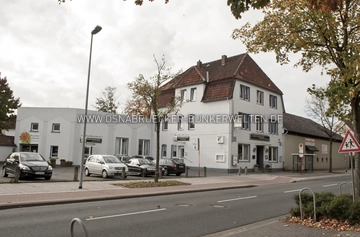 Die Gaststätte Klatte an der Atterstraße in Osnabrück. Während des 2. Weltkriegs existierte auf dem Grundstück ein städtischer Luftschutz-Deckungsgraben für Passanten und Anwohner. Die Gaststätte Klatte an der Atterstraße in Osnabrück